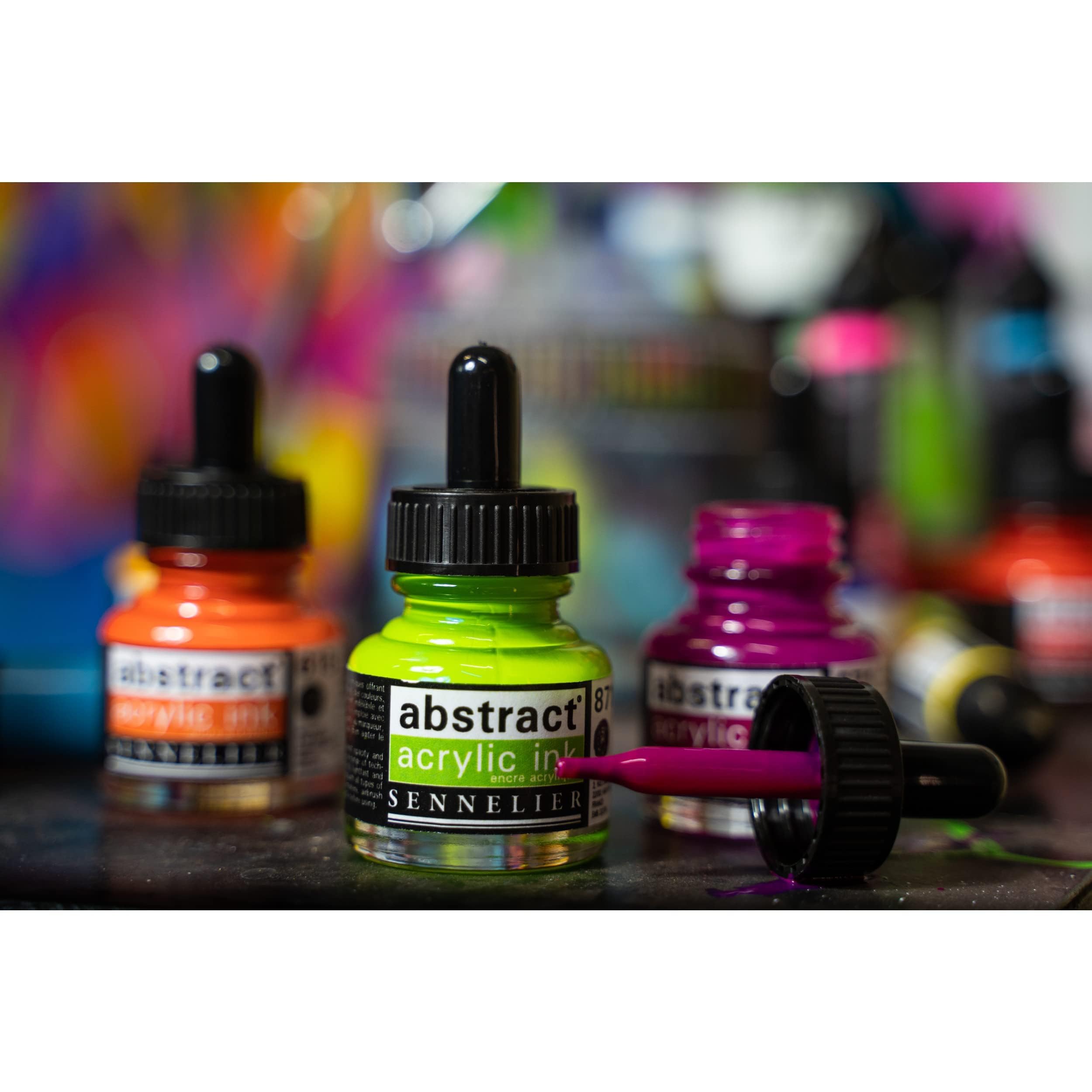 sennelier-abstract-encre-acrylique-30-ml-or-iris image 2
