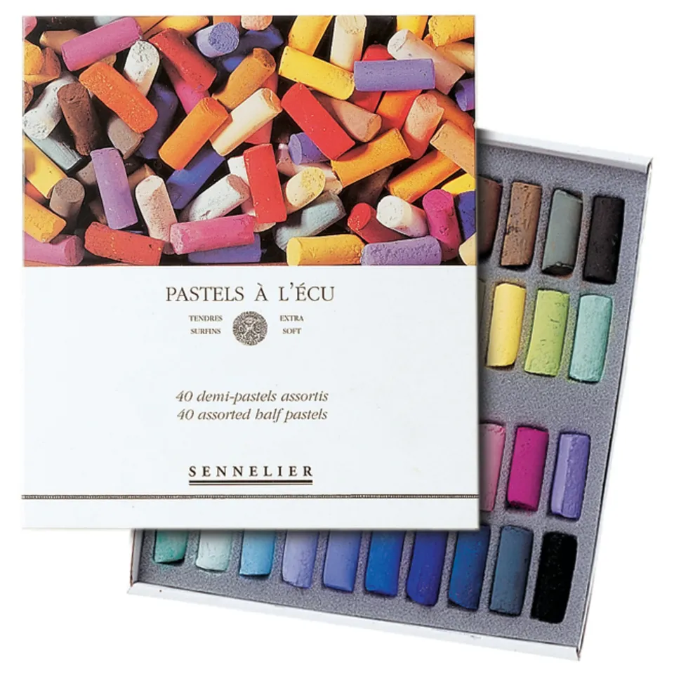 sennelier-savoir-faire-lot-40-demi-b-tons-pastels-tendres image 1