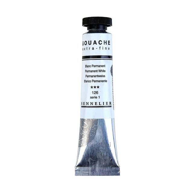sennelier-gouache-extra-fine-21-ml-blanc-permanent-s-rie-1 image 1