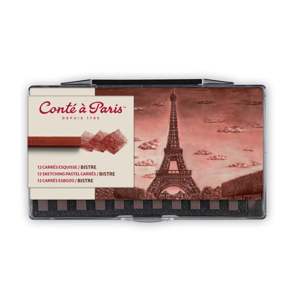 cont-paris-bo-te-de-12-carr-s-bistre image 1