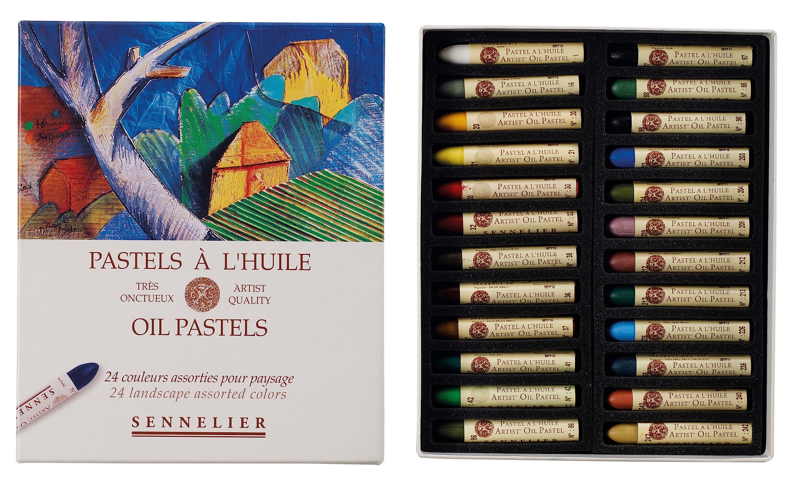 sennelier-pastels-l-huile-paysage-lot-de-24 image 1