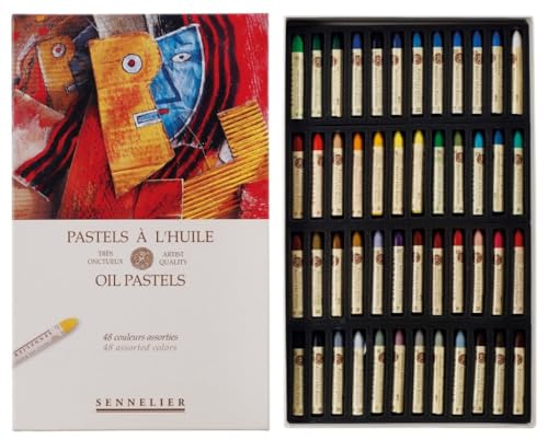 sennelier-lot-de-48-pastels-l-huile-coffret-carton-multicolore image 5