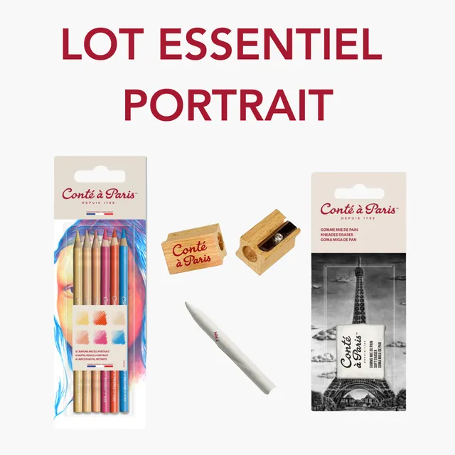 cont-paris-lot-essentiel-portrait-kit-dessin image 1