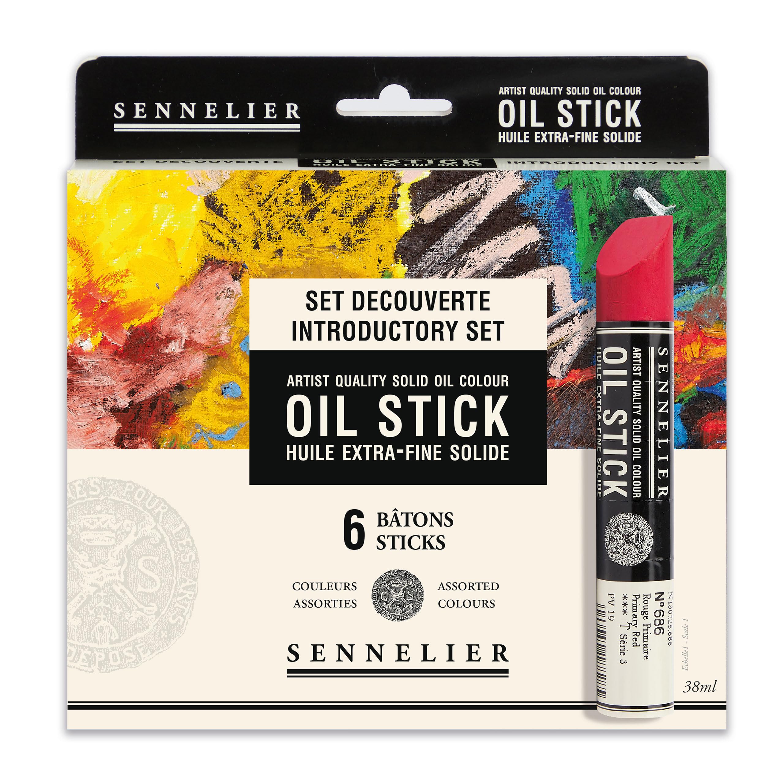 sennelier-b-tons-d-huile-38-ml-lot-de-6 image 2