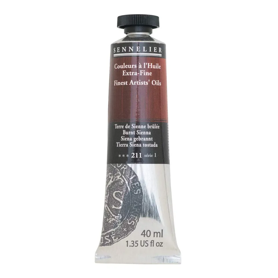 sennelier-peinture-l-huile-extra-fine-40-ml-terre-de-sienne-br-l-e-s-rie-1 image 1