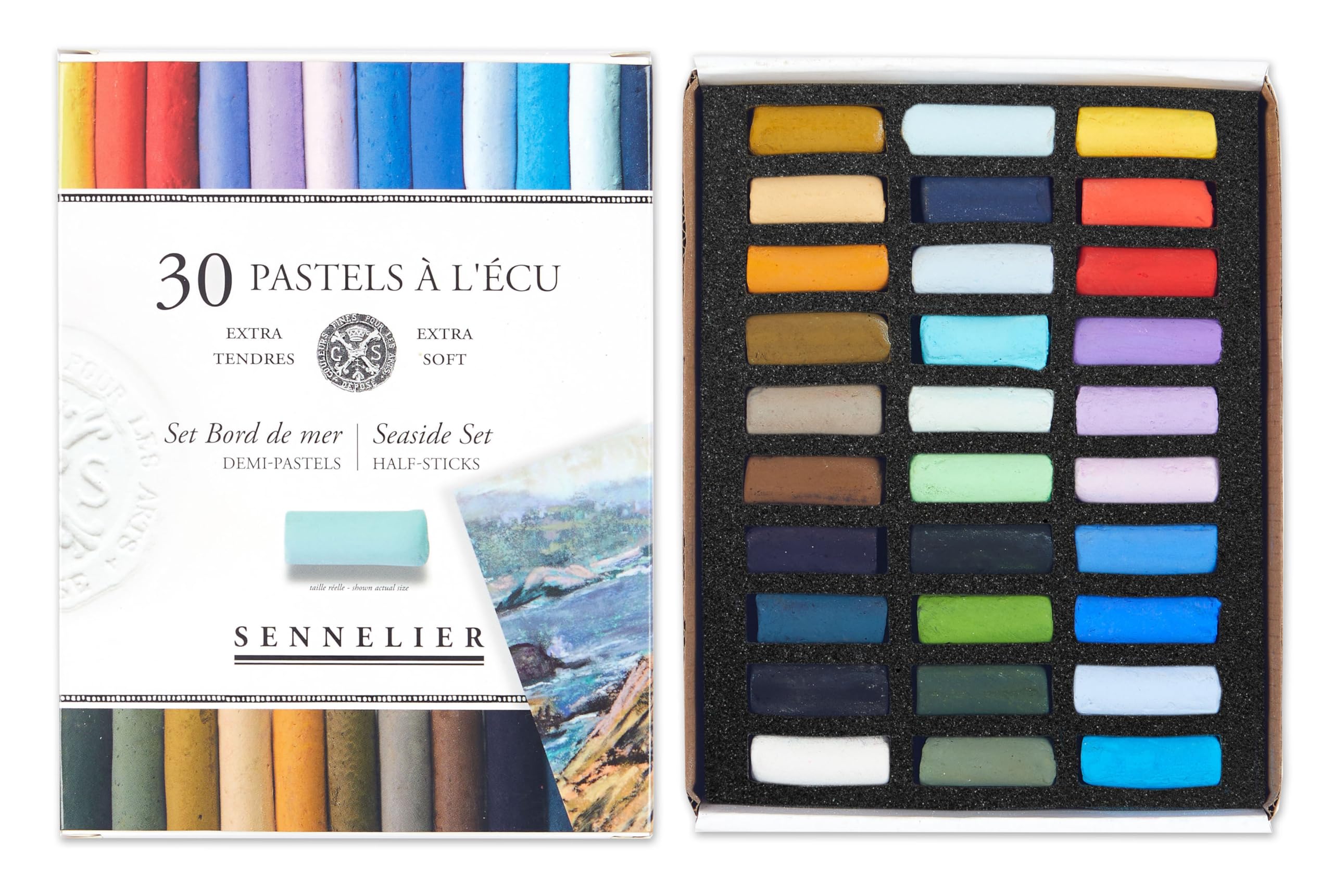 sennelier-pastels-l-cu-coffret-30-demi-b-tons-collection-bord-de-mer image 2