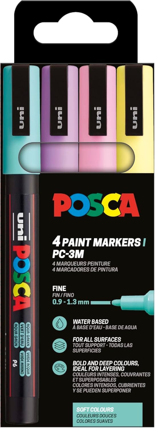 posca-pc3m-8-marqueurs-peinture-fins-set-doux image 7