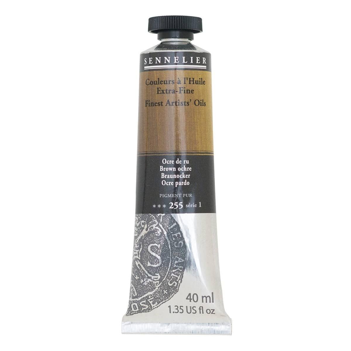 sennelier-huile-extra-fine-40ml-marron-ocre image 3