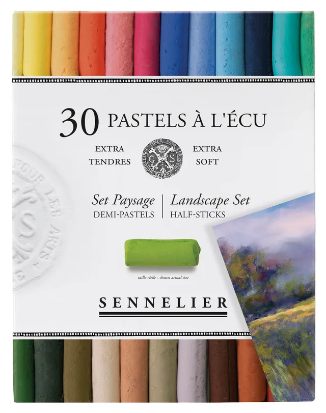 sennelier-pastels-l-cu-coffret-30-demi-b-tons-paysages-de-campagne image 1