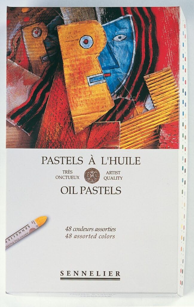 sennelier-lot-de-48-pastels-l-huile-coffret-carton-multicolore image 2