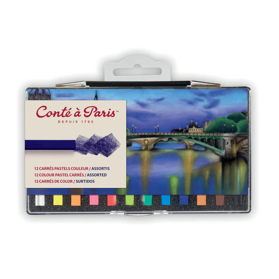 cont-paris-bo-te-de-12-carr-s-couleur-assortis image 1