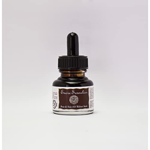 sennelier-encre-de-chine-brou-de-noix-30ml-la-pagode image 4