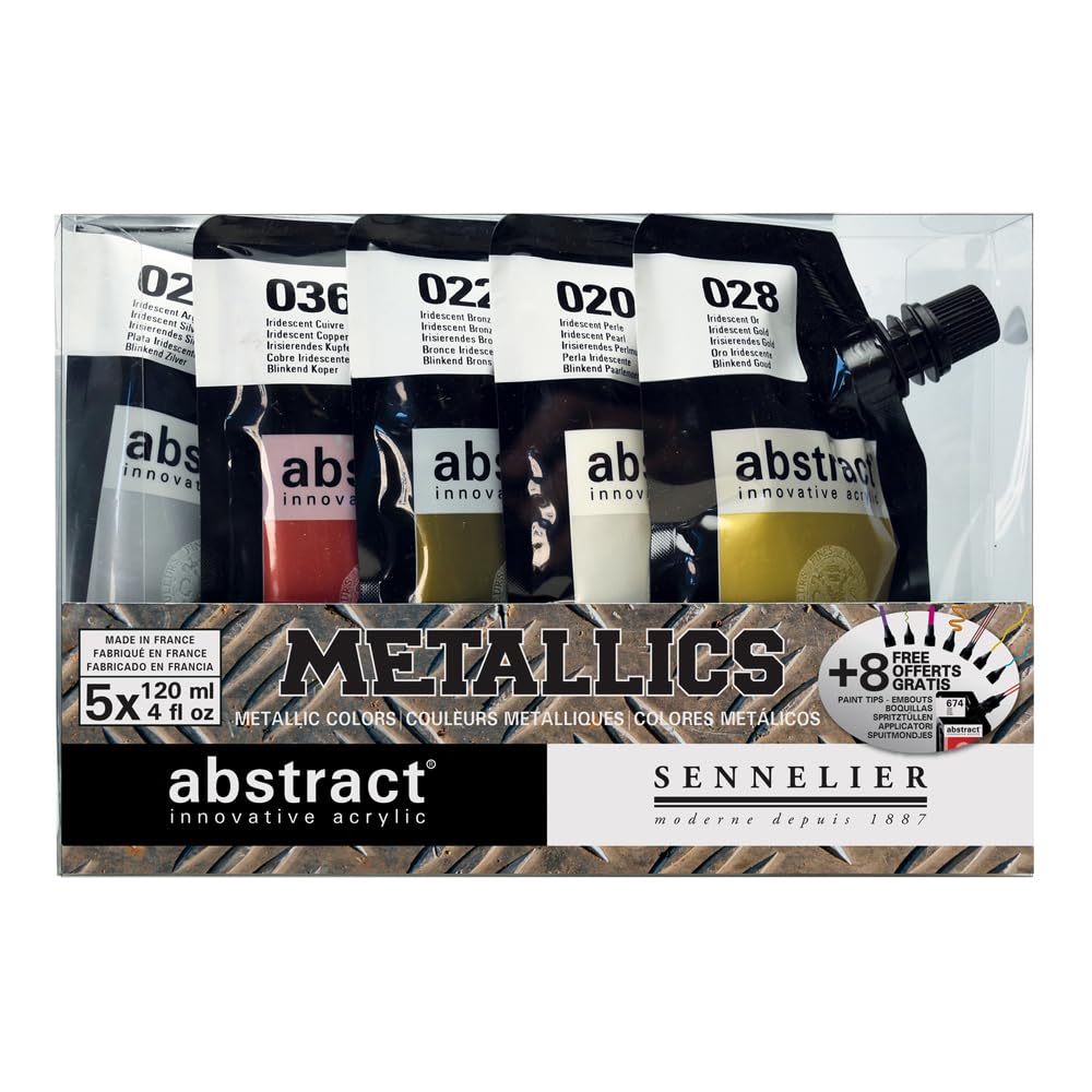 sennelier-abstract-kit-5-tubes-primaires-8-pointes image 5