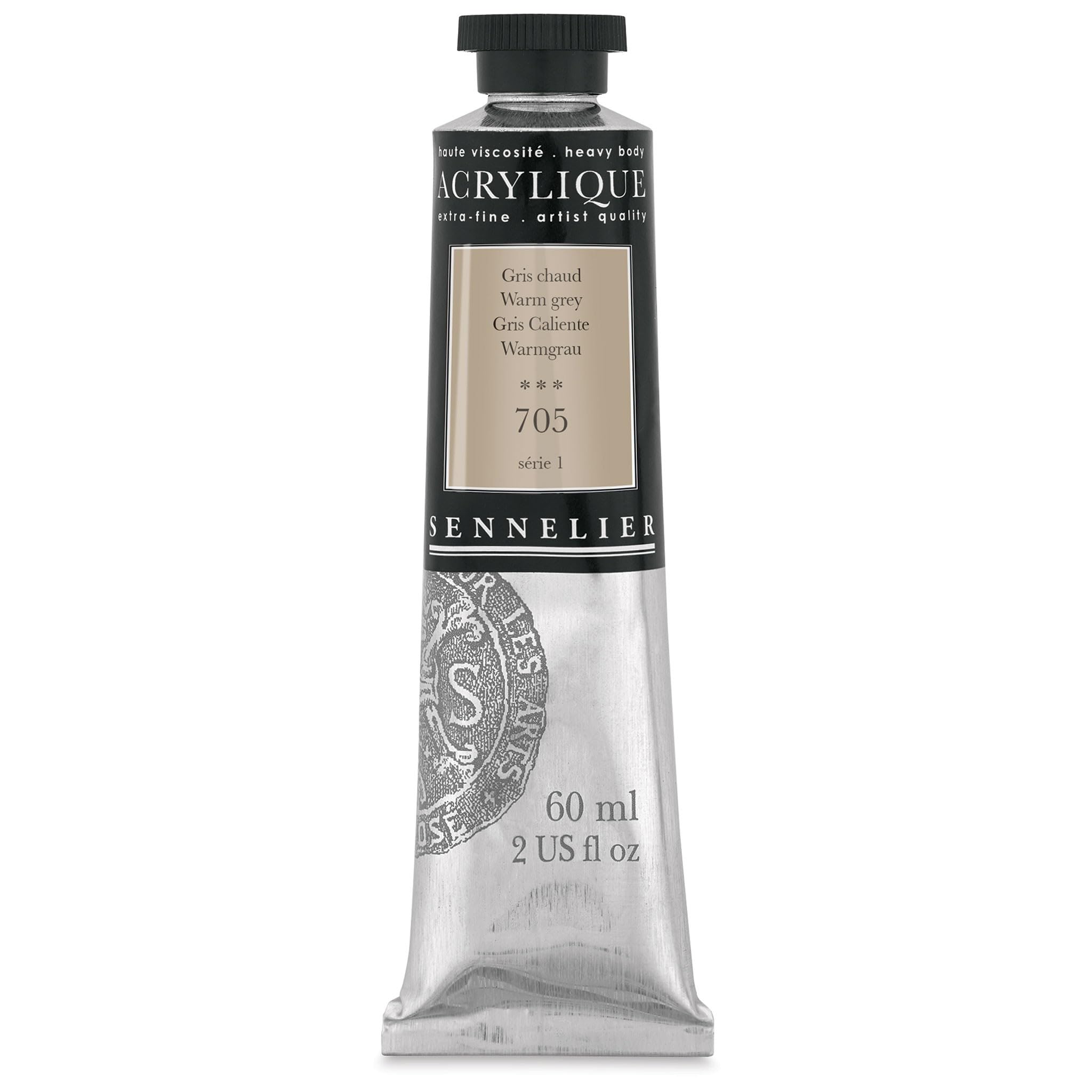 sennelier-extra-fine-acrylique-artist-60-ml-gris-chaud-705 image 1