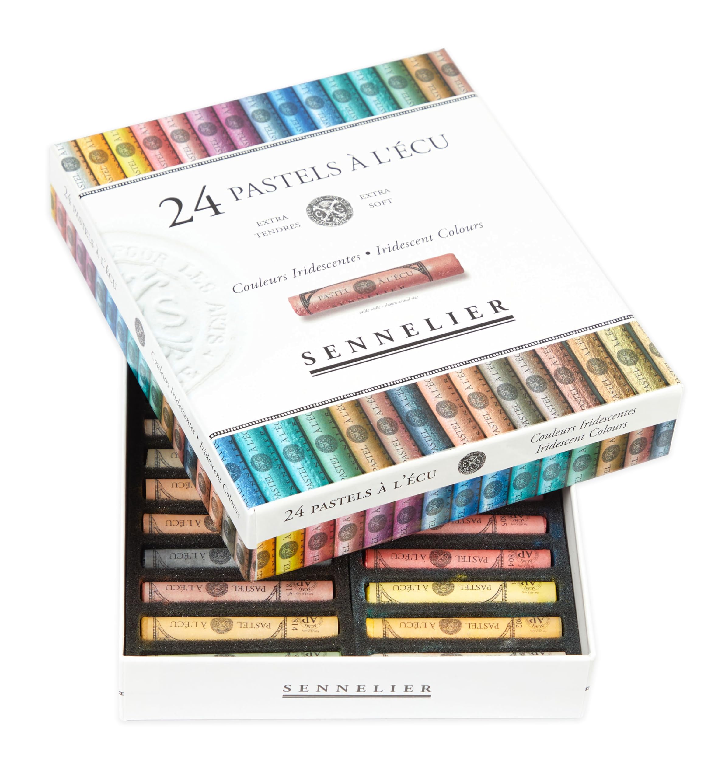 sennelier-coffret-24-pastels-secs-iridescents image 1
