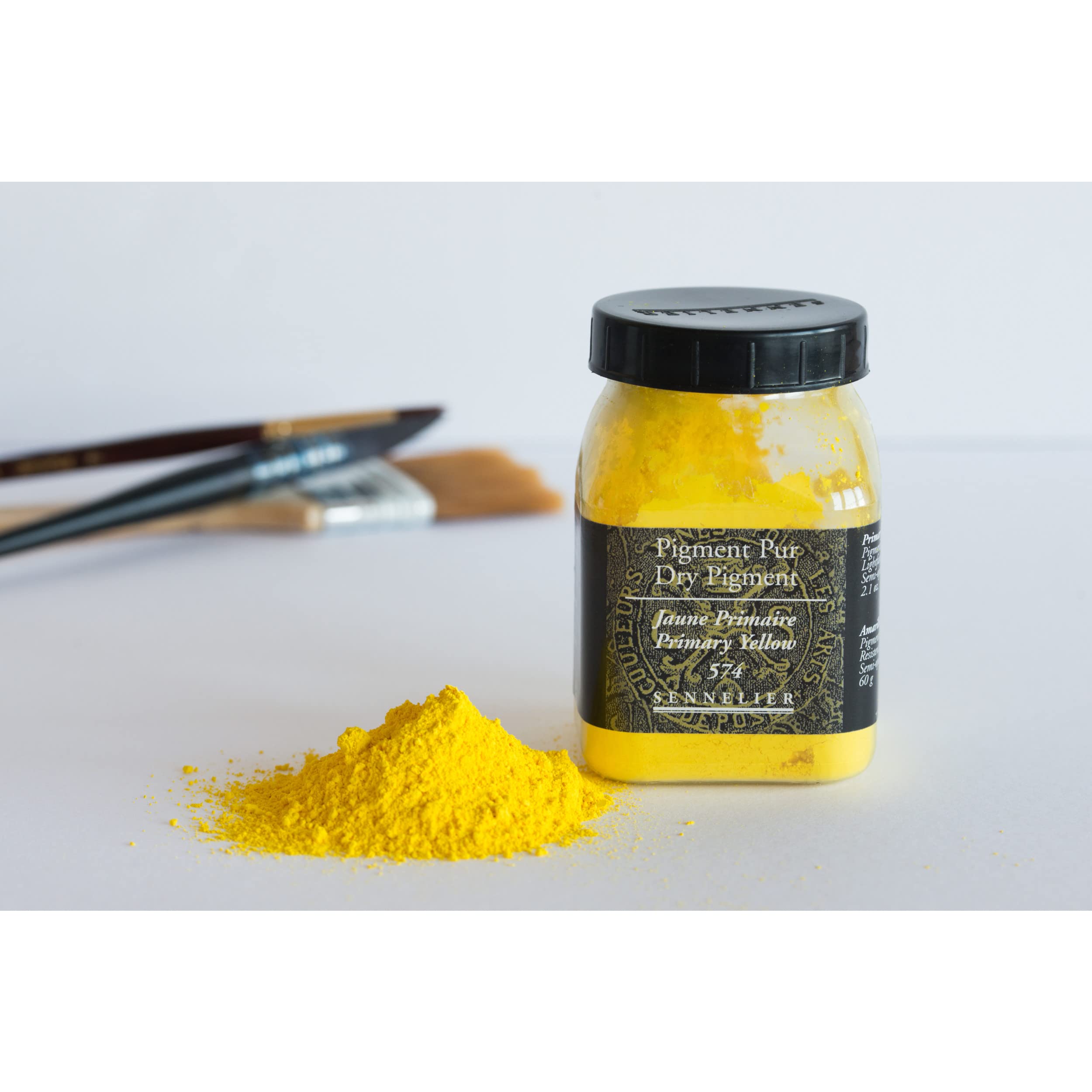 sennelier-pigment-en-pot-200-ml-jaune-primaire-n-574 image 4