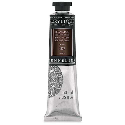 sennelier-extra-fine-acrylique-artist-60-ml-brun-van-dyck-407 image 4