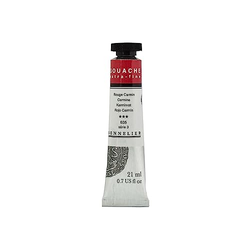 sennelier-gouache-21-ml-s-rie-3-rouge-carmin image 2