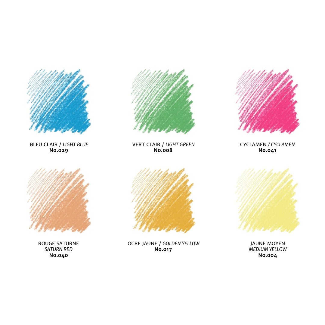 cont-paris-crayons-pastel-tons-vifs-set-de-6 image 3