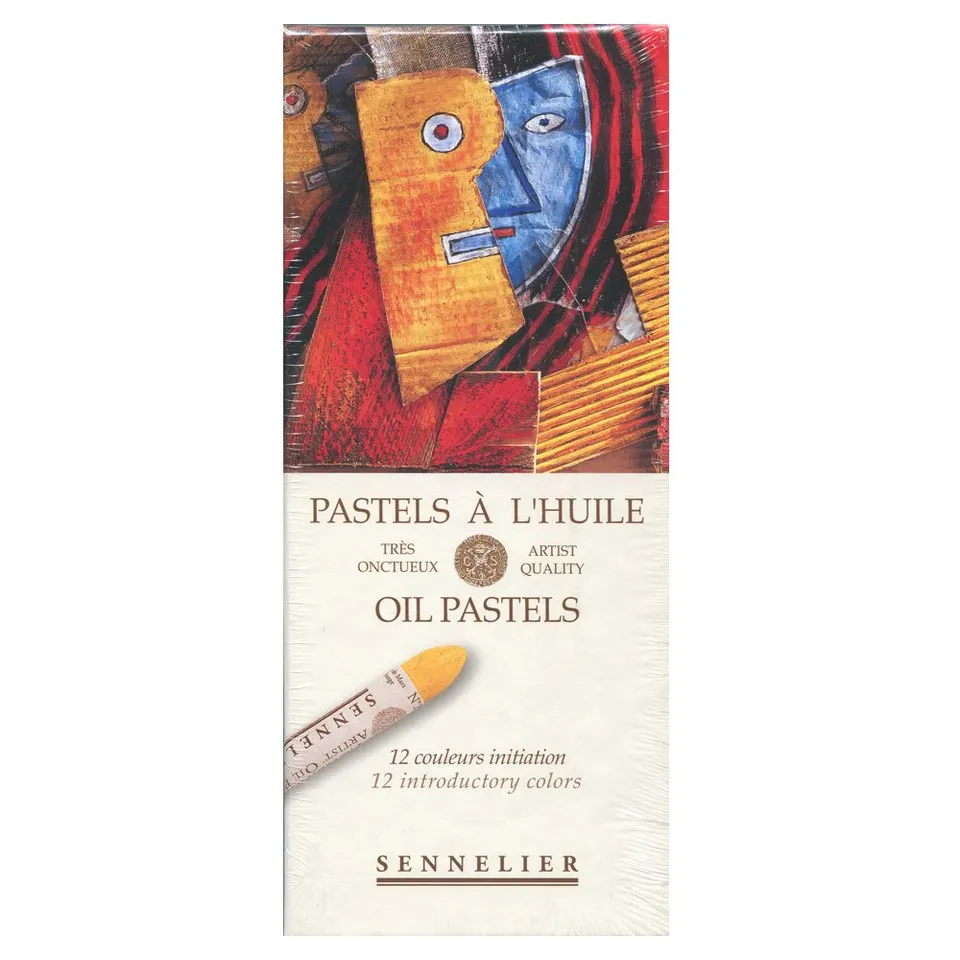 sennelier-lot-de-12-pastels-l-huile-initiation image 1