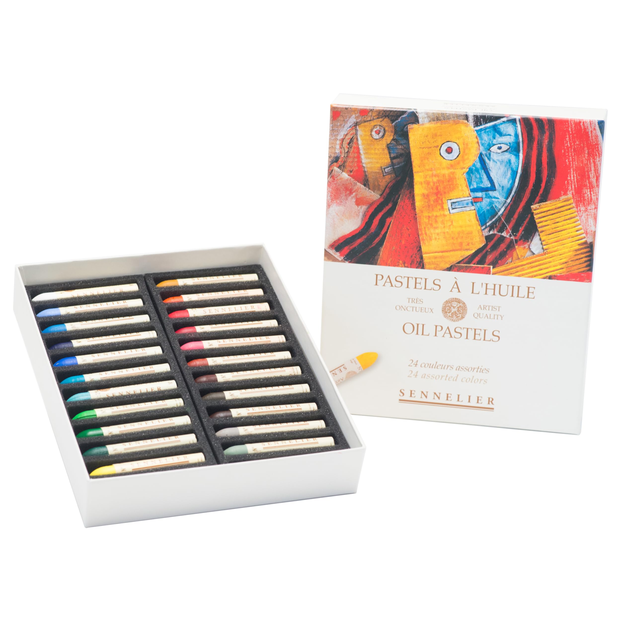 sennelier-pastels-l-huile-coffret-24-couleurs-assorties image 1