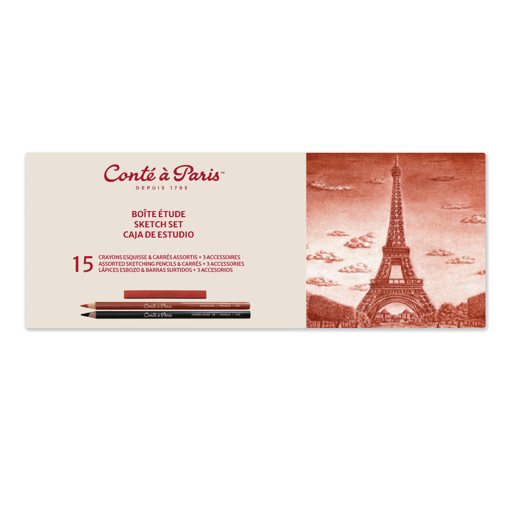 cont-paris-coffret-esquisse-12-carr-s-3-crayons-et-accessoires image 3