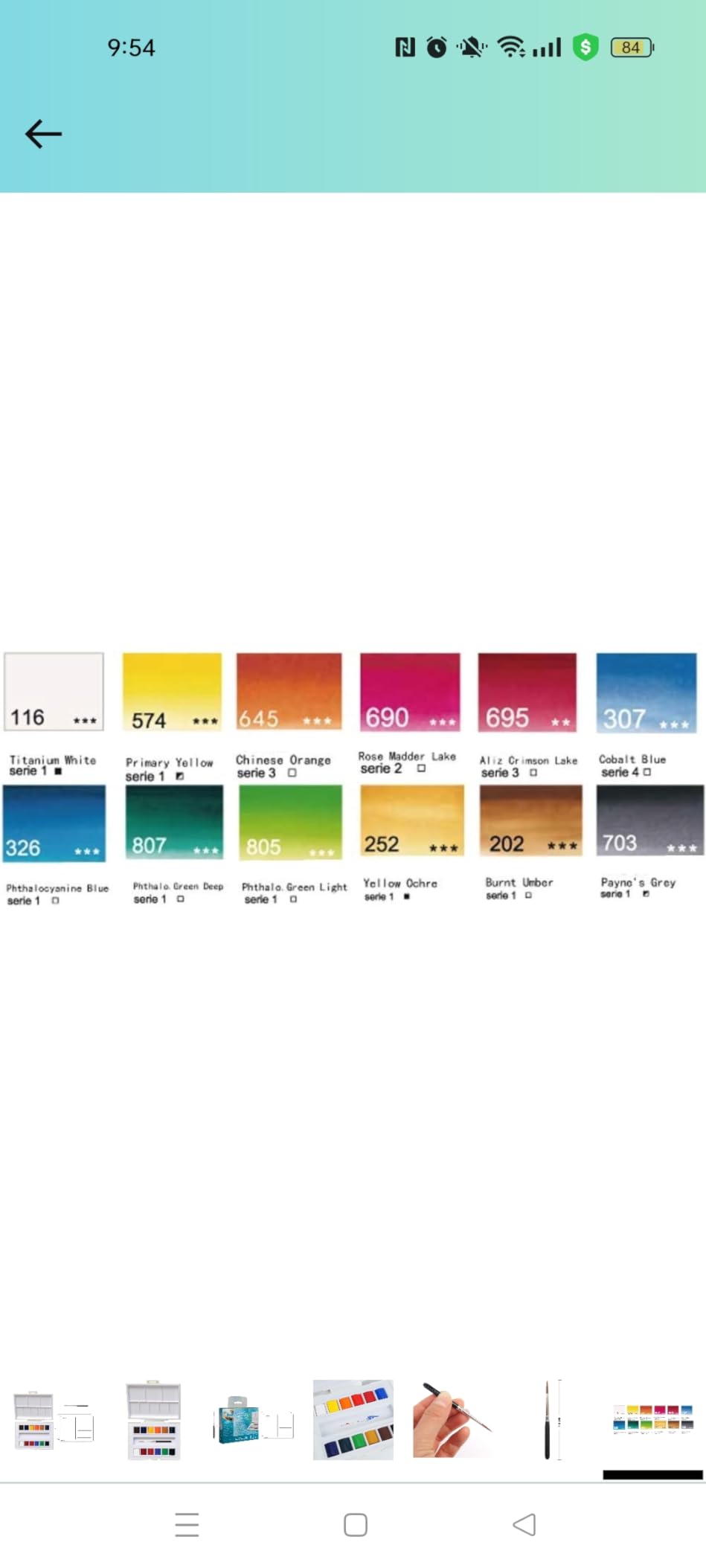 Bien mais palette limitée
