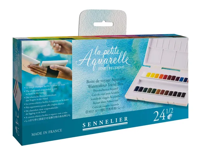 sennelier-la-petite-aquarelle-24-demi-godets-bo-te-voyage image 1