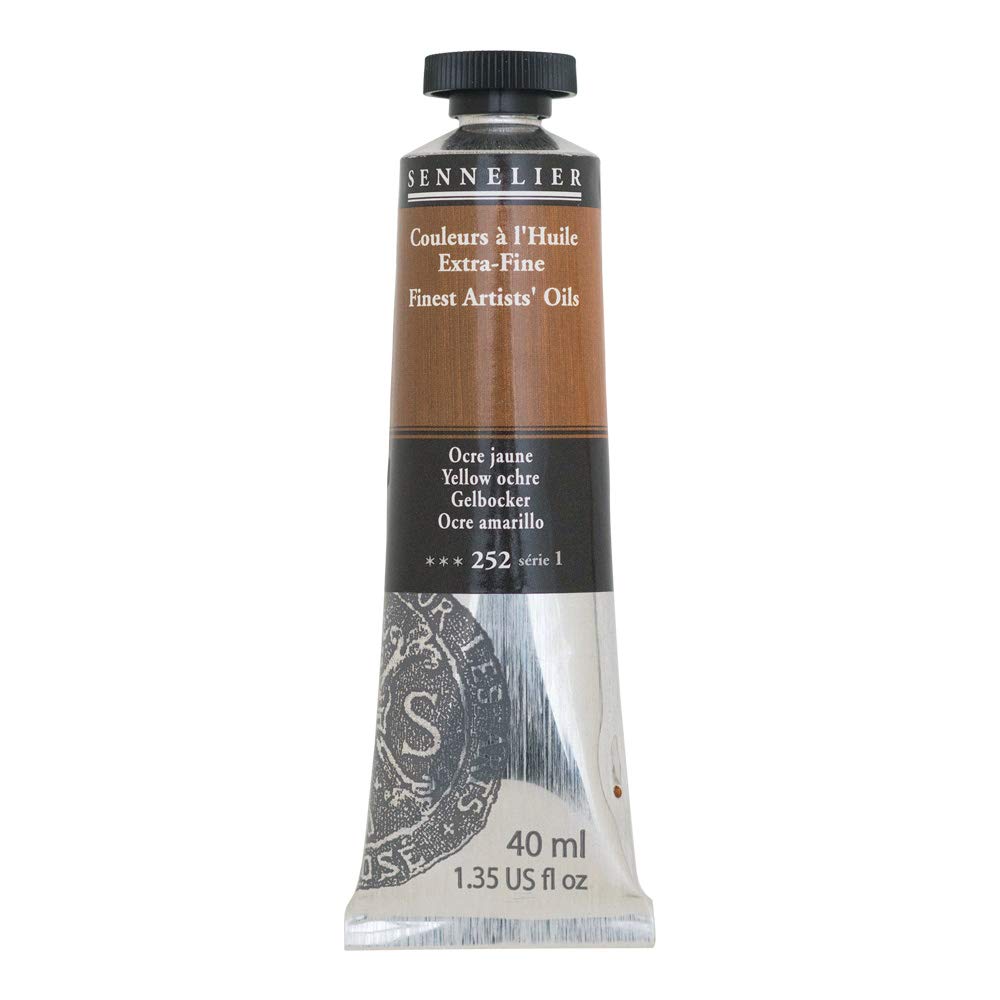 sennelier-couleurs-l-huile-40ml-ocre-jaune image 1