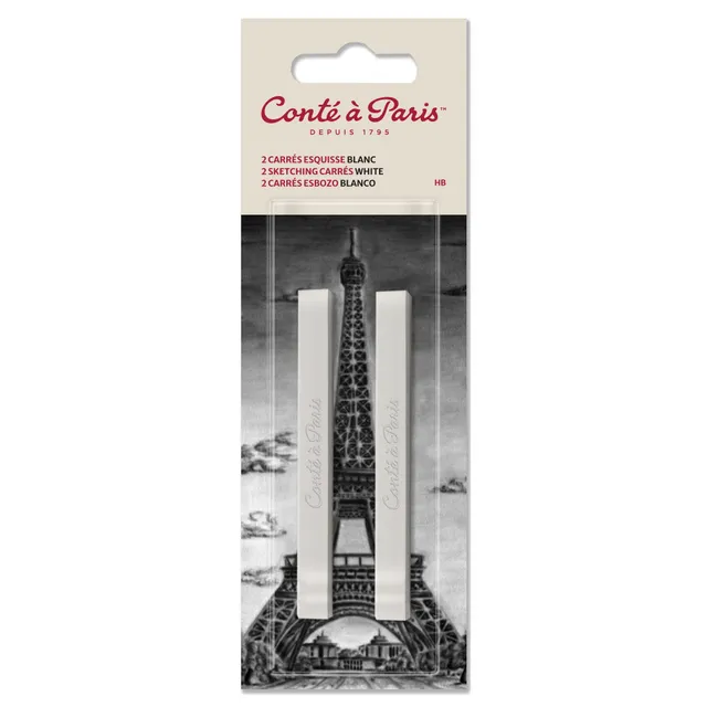 cont-paris-carr-s-esquisse-blanc-hb-lot-de-2 image 1
