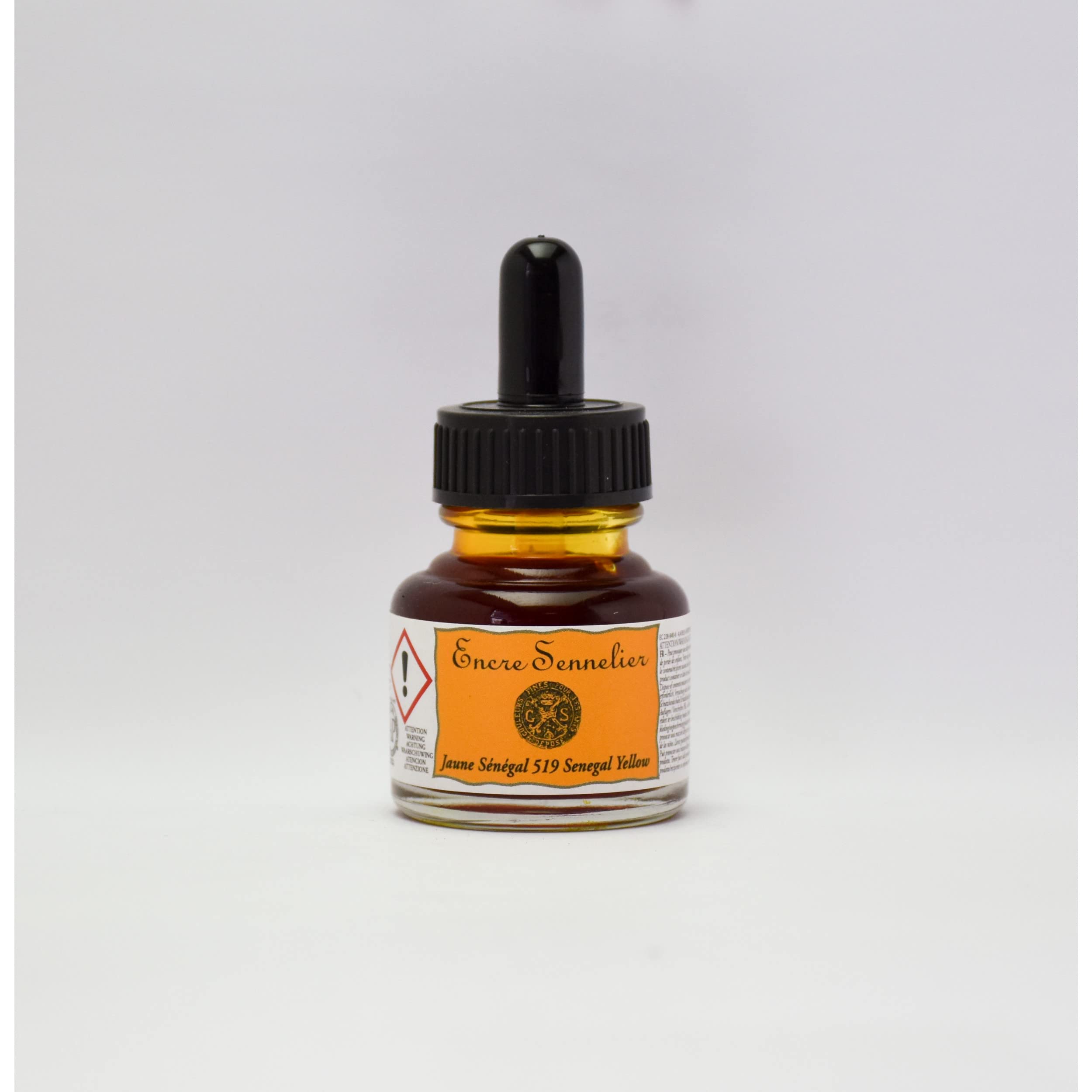 sennelier-encre-de-chine-la-pagode-30-ml-jaune-s-n-gal image 1