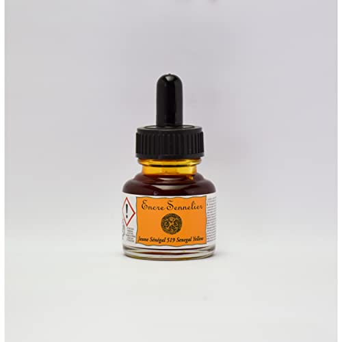 sennelier-encre-de-chine-la-pagode-30-ml-jaune-s-n-gal image 4