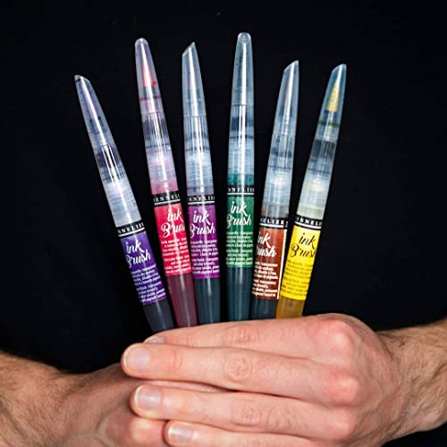 sennelier-lot-6-brush-pens-synth-tiques-iris-s image 8