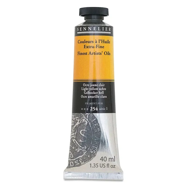 sennelier-huile-extra-fine-40-ml-ocre-jaune-clair image 1
