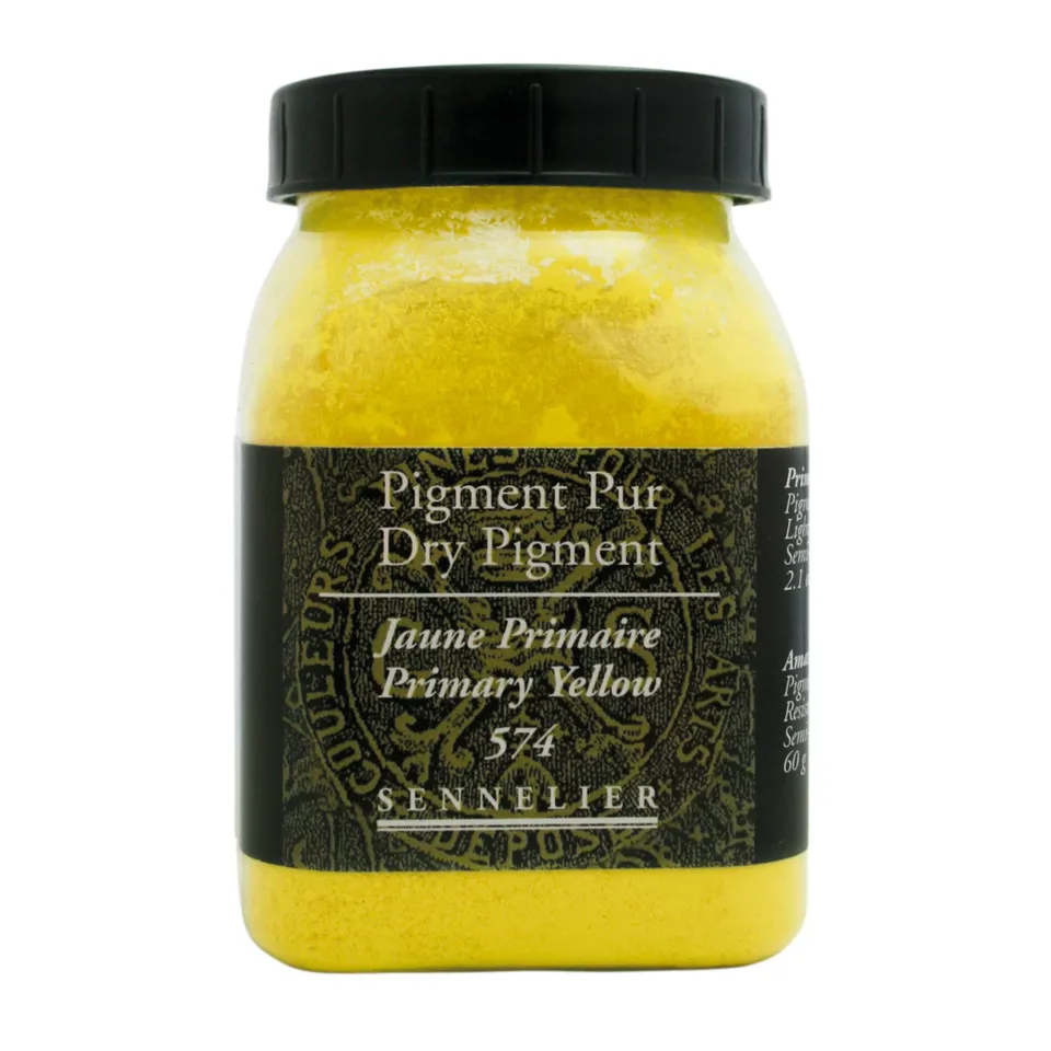 sennelier-pigment-en-pot-200-ml-jaune-primaire-n-574 image 1