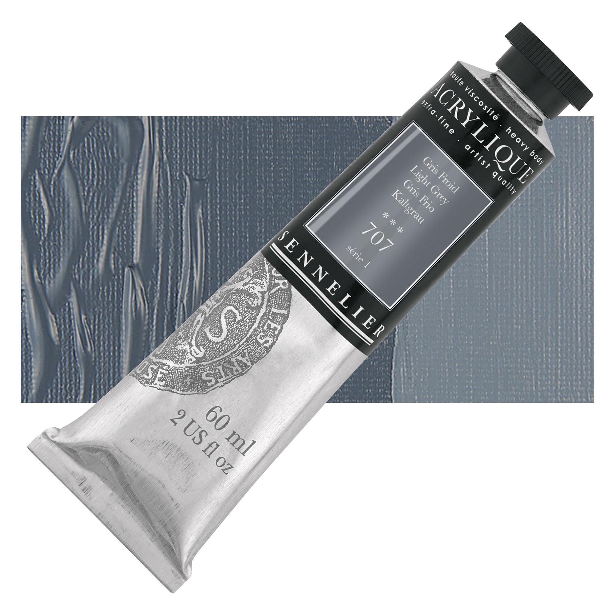 sennelier-acrylique-artist-gris-clair-tube-60-ml image 2