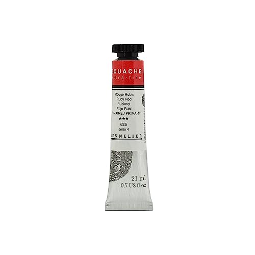 sennelier-gouache-21-ml-s-rie-4-rouge-rubis image 2