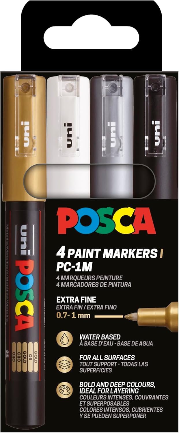 posca-pc-1mc-set-8-marqueurs-basiques-extra-fins image 3