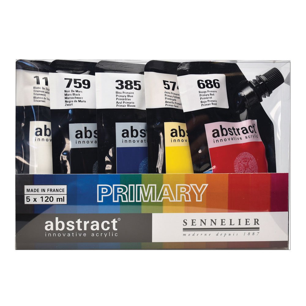 sennelier-abstract-kit-5-tubes-primaires-8-pointes image 1