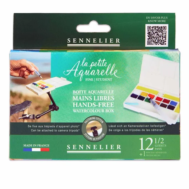 sennelier-bo-te-aquarelle-main-libres-12-demi-godets image 1