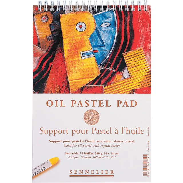sennelier-carte-pastel-l-huile-16-x-24-cm-lot-de-12-feuilles image 1