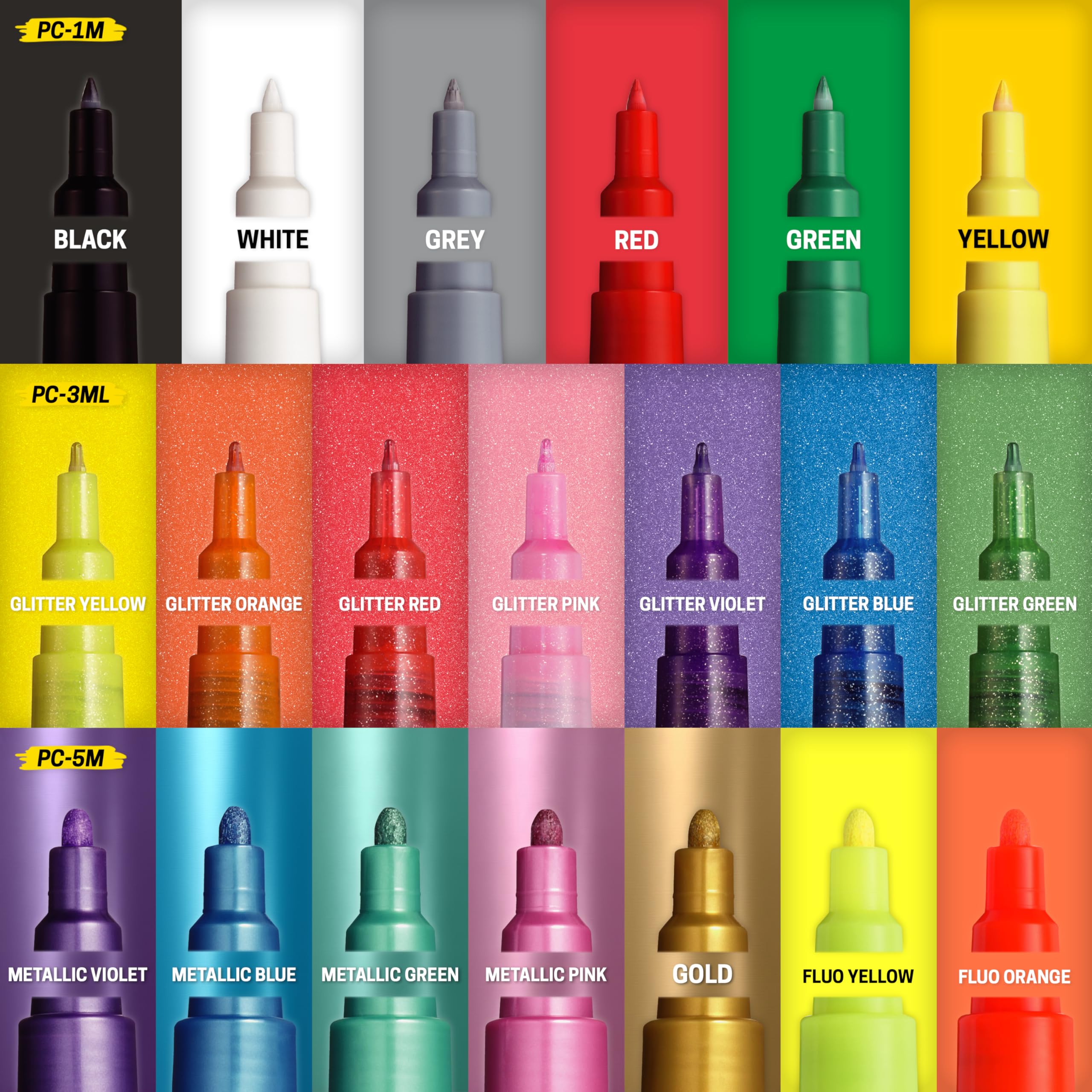 posca-groovy-colours-tui-20-marqueurs-pc-3m image 2