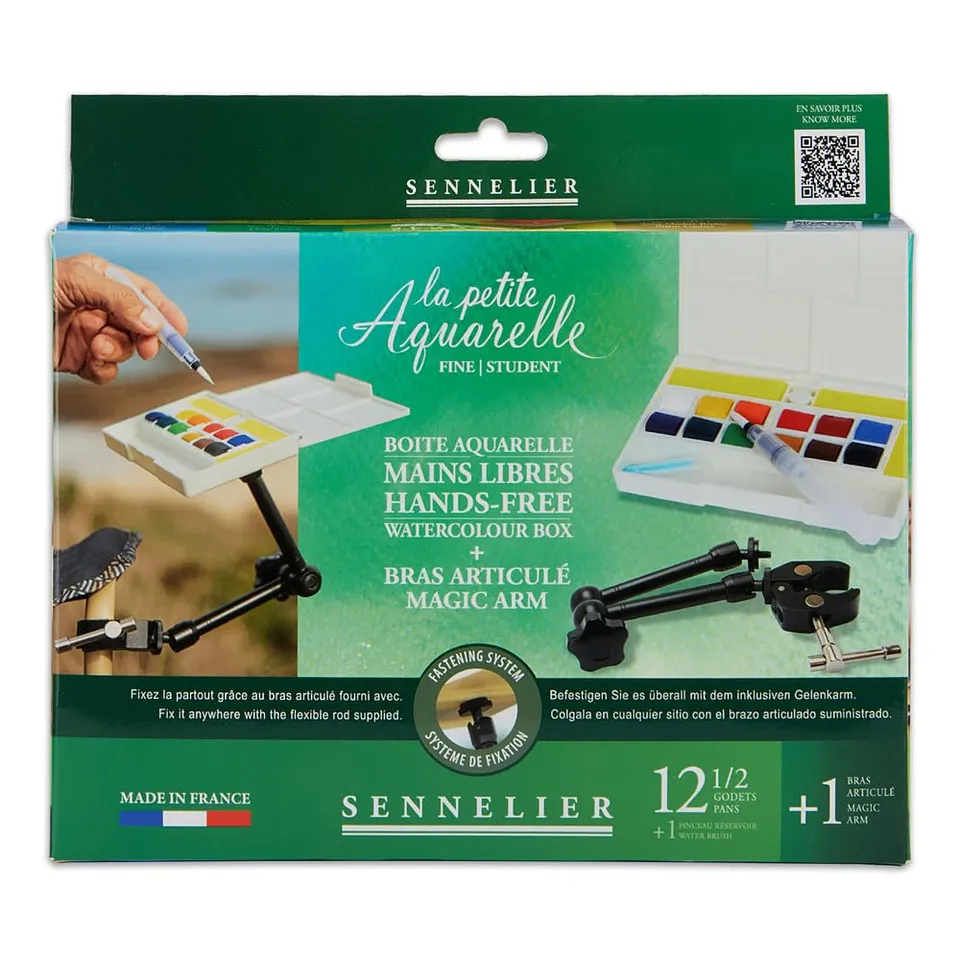 sennelier-bo-te-aquarelle-main-libre-12-demi-godets-l-aquarelle image 1