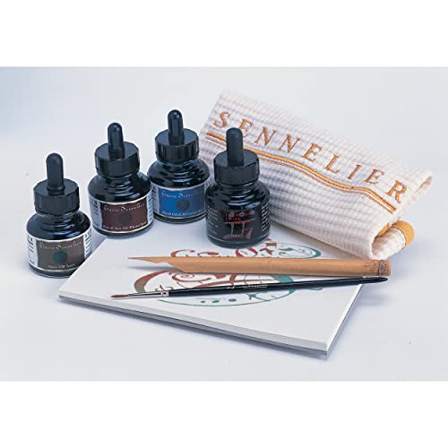 sennelier-encre-aquarelle-30ml-argent-02 image 5
