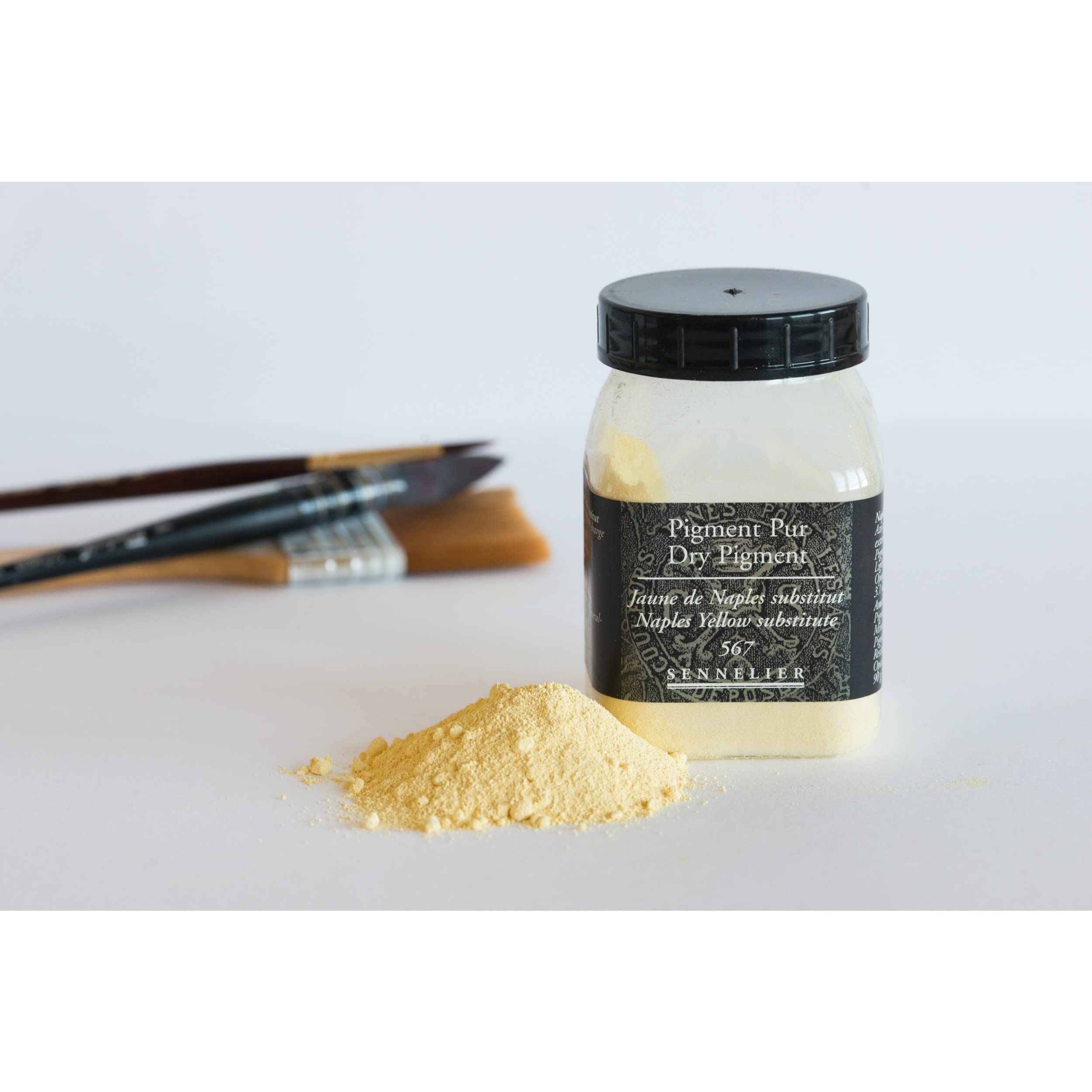sennelier-pigment-sec-175ml-jaune-de-naples-pot image 4