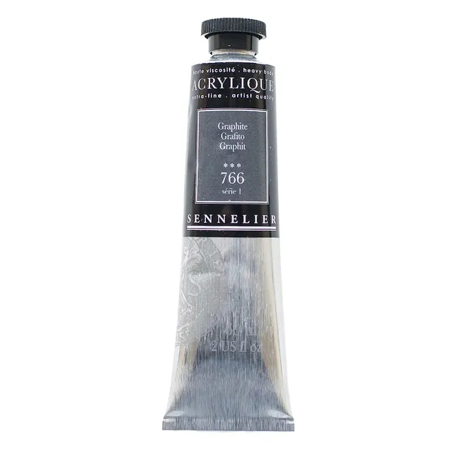 sennelier-acrylique-extra-fine-artist-graphite-766-tube-60-ml image 1