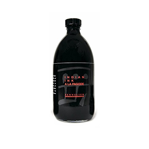 sennelier-encre-de-chine-la-pagode-noir-500ml image 2