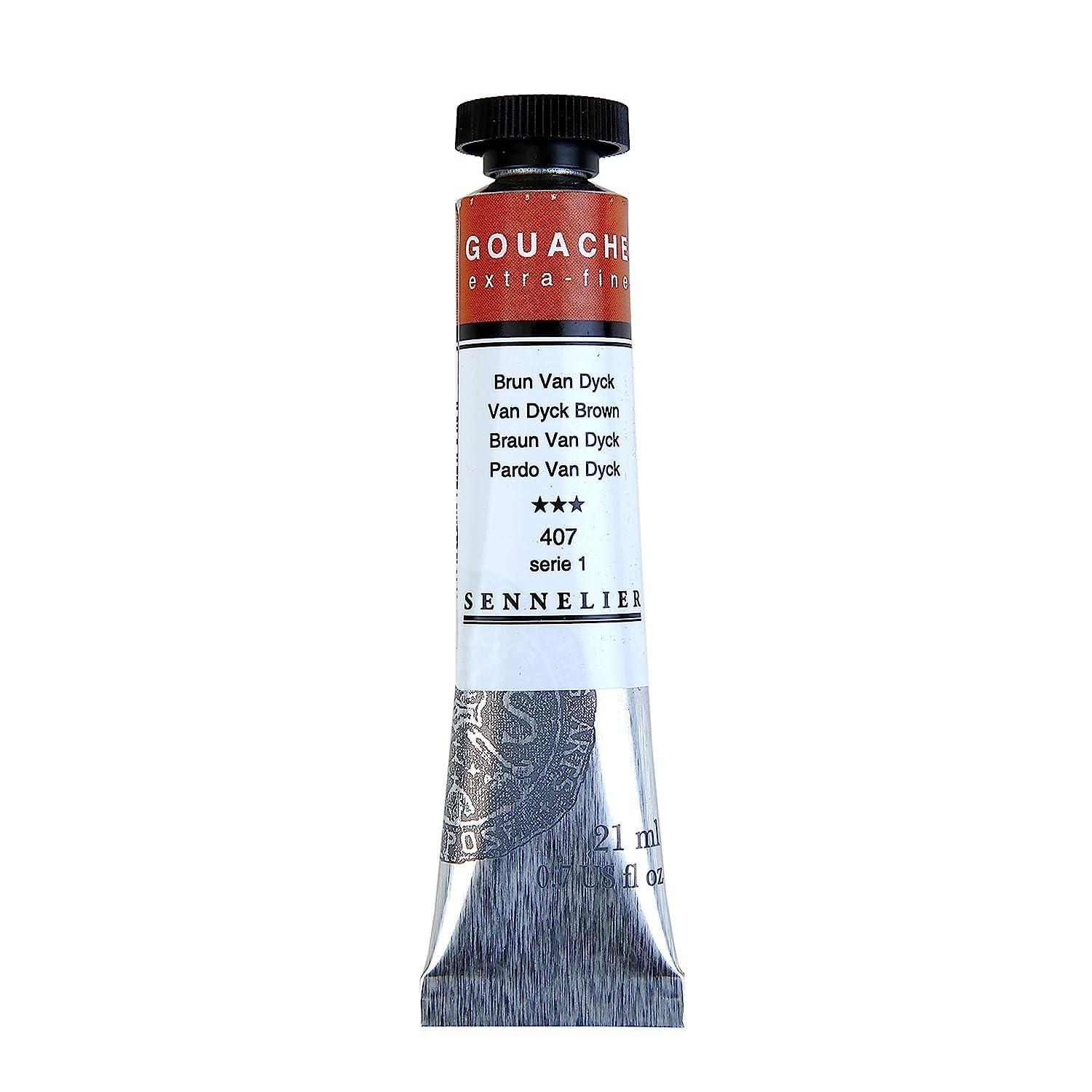 sennelier-gouache-21-ml-s-rie-1-brun-van-dyck image 1