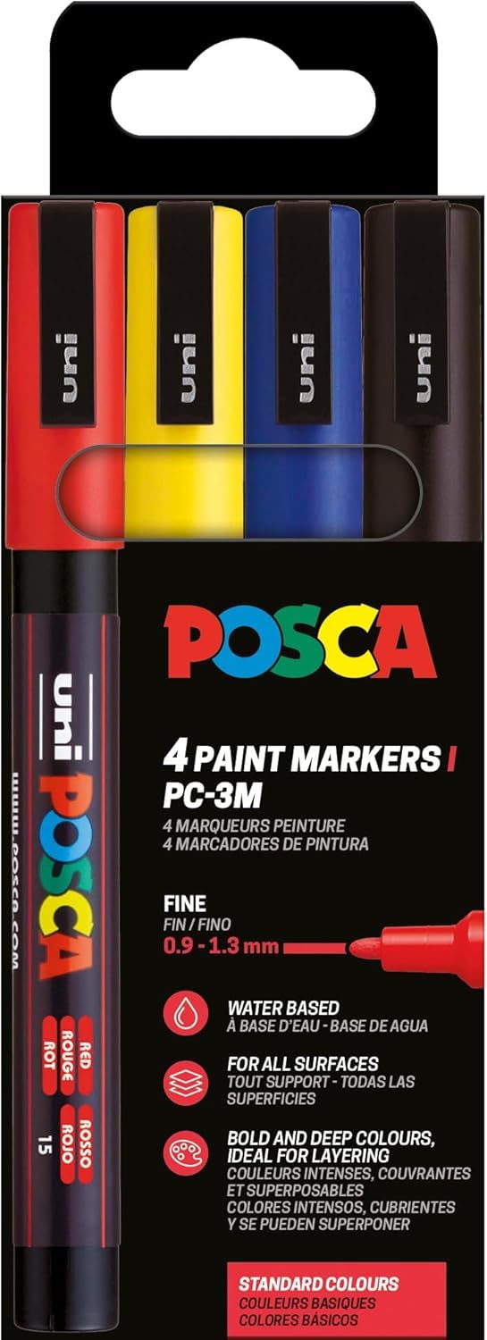 posca-pc3m-8-marqueurs-peinture-fins-set-doux image 3