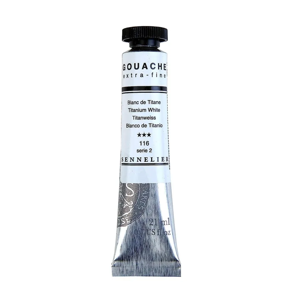 sennelier-gouache-21-ml-s-rie-2-blanc-titane image 1